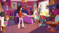 Power Sisters – Wendy hat für den Muttertag ein Porträt ihrer Mutter gemalt. Noch weiß Marine nichts davon.