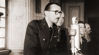 Die Rastatter Prozesse - Kriegsverbrecher vor Gericht – Chefankläger (Regierungskommissar) Granier in Rastatt Militärtribunal.
