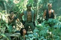 Predator – L-R: Poncho (Richard Chaves), Anna (Elpidia Carrillo), Dillon (Carl Weathers) und US-Kommandokämpfer Dutch (Arnold Schwarzenegger)
