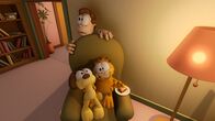 The Garfield Show – Jon hat eine neue Überwachungssoftware für sein Haus installiert. Doch als der Blitz einschlägt, dreht die Software durch.