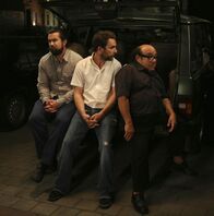 It's Always Sunny in Philadelphia – v.li.: Mac (Rob McElhenney), Charlie Kelly (Charlie Day), Frank Reynolds (Danny Devito)