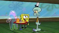 SpongeBob Schwammkopf – L-R: Bubble Buddy, SpongeBob, Squidward