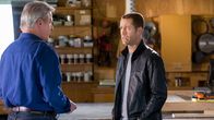 Cedar Cove – L - R: Bob Beldon (Bruce Boxleitner), Paul (Colin Ferguson)
