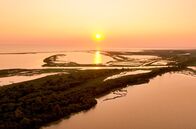 Die Adria – Sonnenuntergang in der Lagune von Karavasta in Albanien