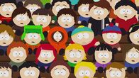 South Park – Mittlere Reihe: Kyle (2.v.l.), Kenny (3.v.l.), Eric (3.v.r.), Stan (2.v.r)