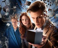 Doctor Who – v.l.n.r. Rory Williams (Arthur Darvill), Amy Pond (Karen Gillan) und The Doctor (Matt Smith).