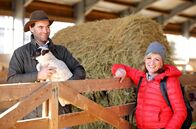 Expedition in die Heimat – Anna Lena Dörr (li.) mit Florian Weber.