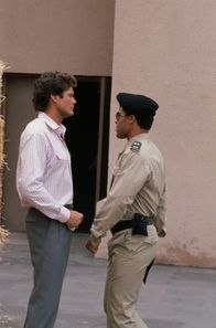 Knight Rider – Michael Knight (David Hasselhoff, l.)