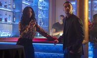 Star – Cassie Brown (Brandy Norwood, l.); Derek (Quincy Brown, r.)