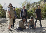 Scorpion – v.l.n.r.) Sylvester (Ari Stidham), Happy (Jadyn Wong), Scotty (Rockmond Dunbar), Cabe (Robert Patrick), Toby (Eddie Kaye Thomas) und Walter (Elyes Gabel) ...