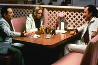 Casino – Dicke Luft: Sams (Robert De Niro, li.) Frau Ginger (Sharon Stone) hat ihrem ehemaligen Zuhälter Lester Diamond (James Woods) Geld gegeben, daß ihr nicht gehört.