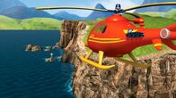 Feuerwehrmann Sam – Sarah konnte sich auf einen Felsen retten und wird von einem Hubschrauber entdeckt. Norman und James sitzen jedoch in einer Höhle fest.