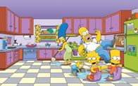 Die Simpsons – (28. Staffel) - Eine ganz besondere Familie: Maggie (2.v.l.), Marge (l.), Homer (M.), Bart (r.) und Lisa Simpson (2.v.r.) ...