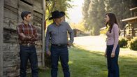Yellowstone – Jamie Dutton (Wes Bentley), Garrett Randall (Will Patton) und Christina (Katherine Cunningham)