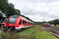 Eisenbahn-Romantik – Auch diese Fahrzeuge der DB stehen noch in Gerolstein und kommen nicht raus.
