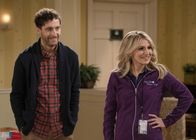 B Positive – Drew Dunbar (Thomas Middleditch, l.); Gina Dabrowski (Annaleigh Ashford, r.)