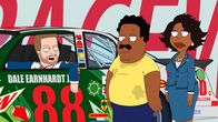 The Cleveland Show – L-R: Dale Earnhardt Jr., Cleveland Brown, Donna Tubbs-Brown
