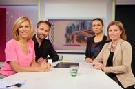 Planet Wissen – Moderatoren Birgit Klaus und Dennis Wilms mit den Studiogästen Johanna Hoerning, Technische Universität Berlin, Fakultät VI: Planen Bauen UmweltInstitut für Soziologie, und Prof. Dipl-Ing. Dita Leyh, ISA Internationales Stadtbauatelier.