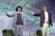 bullyparade – Pavel alias Rick Kavanian (l.) & Bronko alias Christian Tramitz (r.) ...