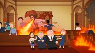Family Guy – (v.l.n.r.) Meg Griffin, Stewie Griffin, Chris Griffin, Peter Griffin, Lois Griffin