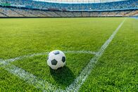 Fußball: Conference League – Stockfotografie Fußball auf Rasen