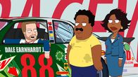 The Cleveland Show – L-R: Dale Earnhardt Jr., Cleveland Brown, Donna Tubbs-Brown