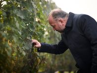 Winzerlegenden – Gerhard Kracher während Servus TVs "Winzerlegenden" in Illmitz, Burgenland, Österreich am 18. Oktober 2023