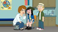 American Dad! – L-R: Nurse Margaret, Hayley, Jeff