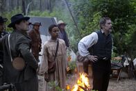 The Good Lord Bird – L-R: Joshua Caleb Johsnon as Onion and Ethan Hawke as John Brown