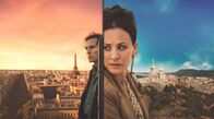 Vanished - Vertraust du ihm – Keyvisual/Keyart - Die Archäologin Alice Monroe (Kaley Cuoco) führt eine aufregende Romanze mit dem charismatischen Tom Parker (Sam Claflin, li.) Bei einem Frankreich-Urlaub verschwindet Tom plötzlich spurlos aus dem fahrenden TGV.