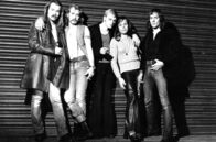 Udo Lindenberg & das Panikorchester: 50 Jahre Rock'n'Roll in der bunten Republik – Das erste Bandfoto des Panikorchesters: Gottfried Böttger, Steffi Stephan, Karl Allaut, Judith Hodosi und Udo Lindenberg (v.l.)