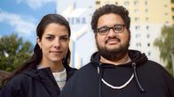 3 Blocks – Moderatorin Clarissa Corrêa da Silva (l.) und Konrad Erben
