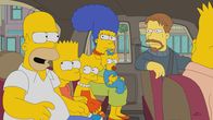 Die Simpsons – (v.l.n.r.) Homer; Bart; Lisa; Marge; Maggie; Søren