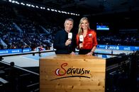 Tennis: ATP Tour 500 – Christian Nehiba und Barbara Schett posieren für ein Foto