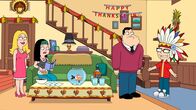 American Dad! – L-R: Francine, Hayley, Klaus, Stan, Steve