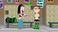 American Dad! – Hayley, l.; Stan, r.
