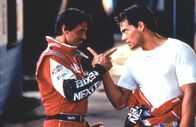 Driven – Joe (Sylvester Stallone, l.) und Memo Moreno (Cristian de la Fuente) sind Konkurrenten - sowohl auf der Rennstrecke als auch im Privatleben.