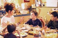 Malcolm mittendrin – L-R: Lois Wilkerson (Jane Kaczmarek), Dewey Wilkerson (Erik Per Sullivan), Malcolm Wilkerson (Frankie Muniz), Reese Wilkerson (Justin Berfield)
