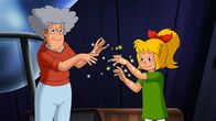 Bibi Blocksberg – Die Mühe hat sich gelohnt. Bibi und Oma Grete können sich wieder groß hexen.
