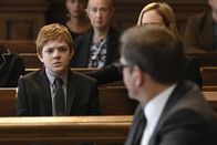 Bull – L-R: Charlie Crawford (Jack Gore), Lena Crawford (Alexie Gilmore), and Dr. Jason Bull (Michael Weatherly)