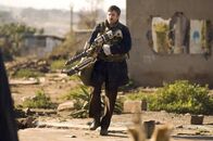 District 9 – Sharlto Copley in TriStar Pictures' sci-fi thriller District 9.