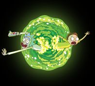 Rick and Morty – Rick (l), Morty (r)