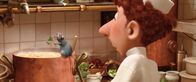 Ratatouille – Uuuups! Erwischt! Küchenjunge Linguini kriegt einen Riesenschreck, als er Ratte Remy auf dem Rand des Suppentopfes entdeckt...