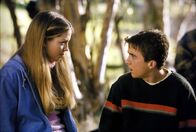 Malcolm mittendrin – Laurie (Lauren Storm), Frankie Muniz (Malcolm).