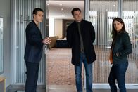 Der Staatsanwalt – Geschäftsführer Lorenz Maas (Moritz Bäckerling, l.) bittet Oberkommissar Alexander Witte (Jannik Mioducki, M.) und Hauptkommissarin Julia Schröder (Anika Baumann, r.) in sein Büro.