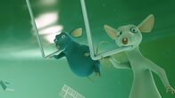 Die Muskeltiere – Bertram und Josephine beim Einsatz unter Wasser.