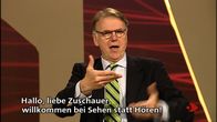 Sehen statt Hören – Moderator Jürgen Stachlewitz
