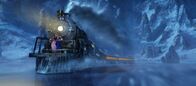 Der Polarexpress – Die Gleise sind zwar zugefroren, doch das ist noch lange kein Grund für den Polarexpress, stehen zu bleiben ...