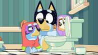 Bluey – L-R: Bluey, Banvit, Bingo