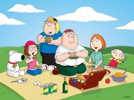 Family Guy – (1. Staffel) - Die Griffins sind eine nach außen hin "völlig normale" Familie: (v.l.n.r.) Brian, Meg, Chris, Peter, Lois und Stewie ...